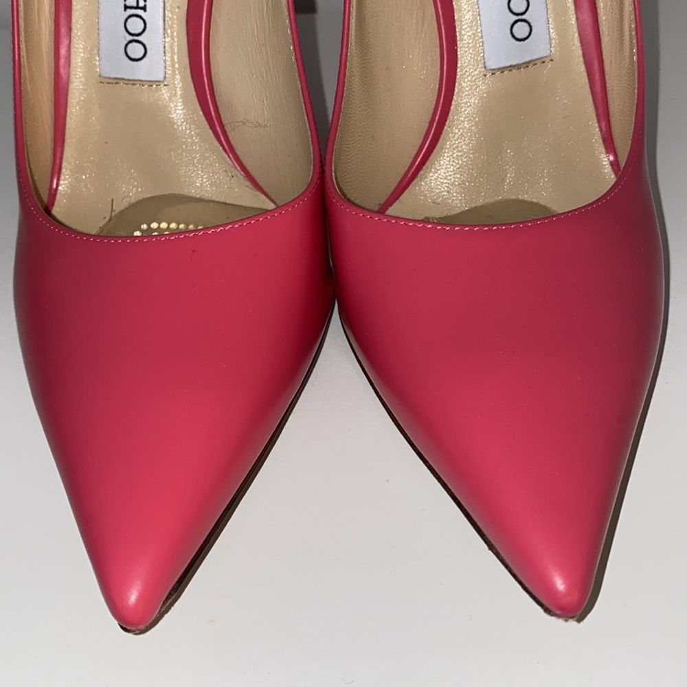 Bubble (Hot Pink) Jimmy Choo Pumps - Picture 5 of 6